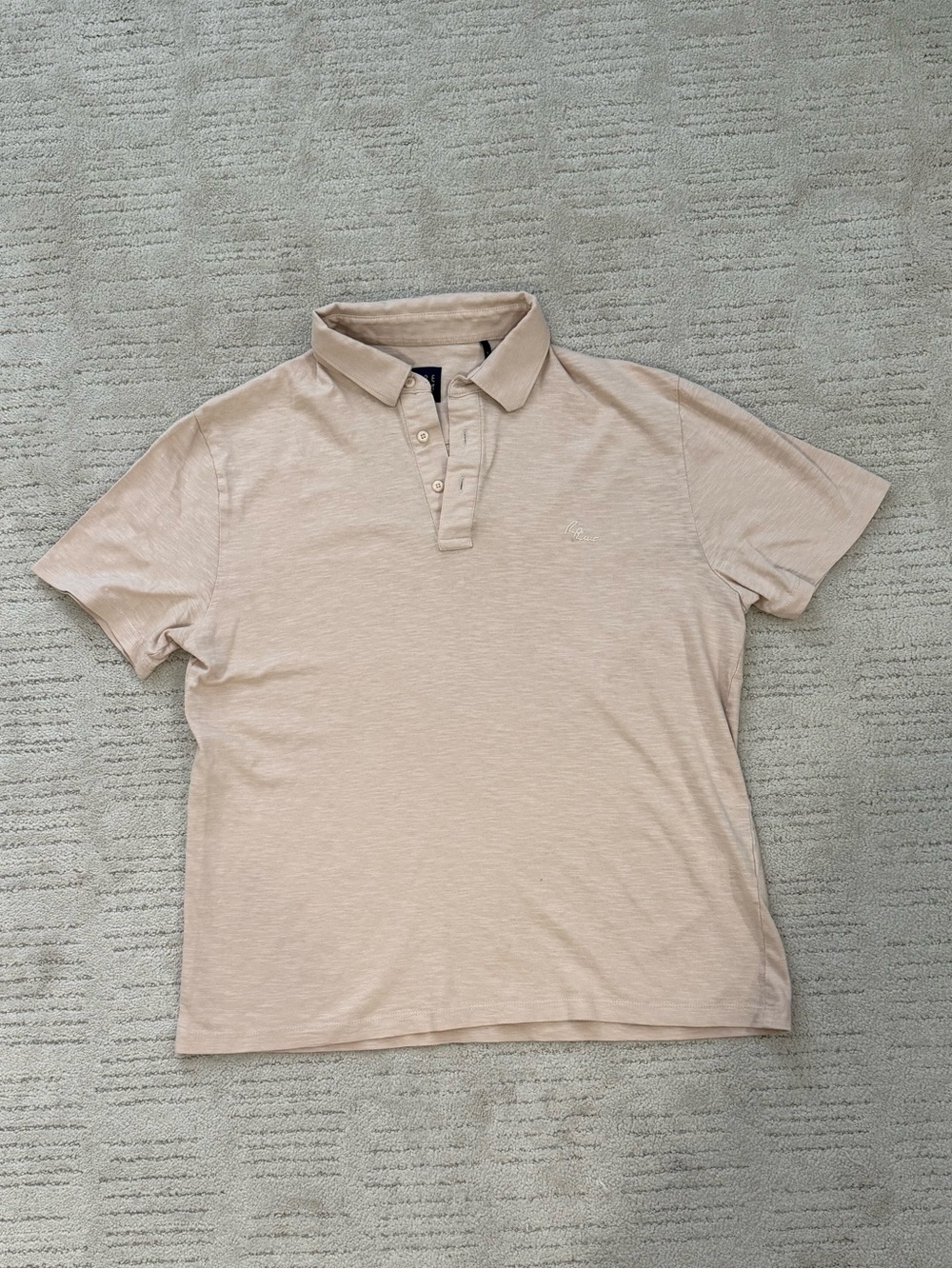 Rare Rabbit Trent Light Beige Polo Shirt - Classic Short Sleeve